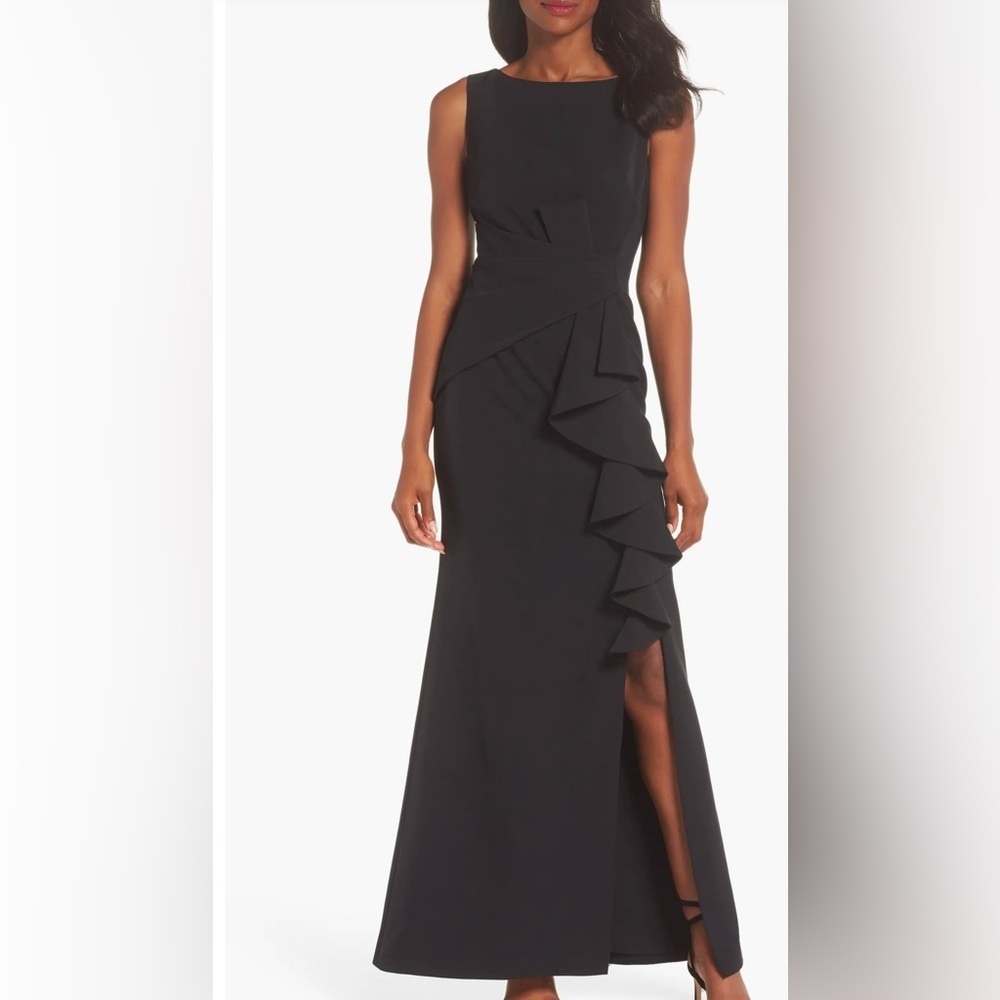 NWT Eliza J Women's Ruffle Front Formal Dress size 4
New, never worn!!